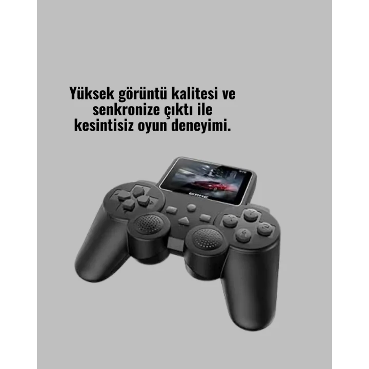 Mey İthalat® S10 Gamepad HDMI TV Bağlantılı 520 Klasik Retro Oyun 2025 Seri Orijinal