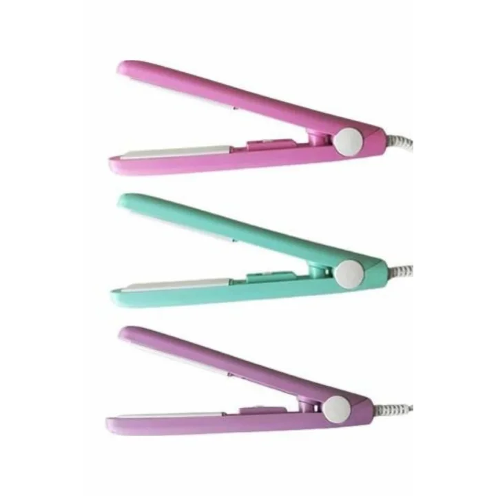 Mey İthalat® Saç Düzleştirici Pürüzsüz Parlaklık Seyahat Tipi Taşınabilir Seramik Kaplama