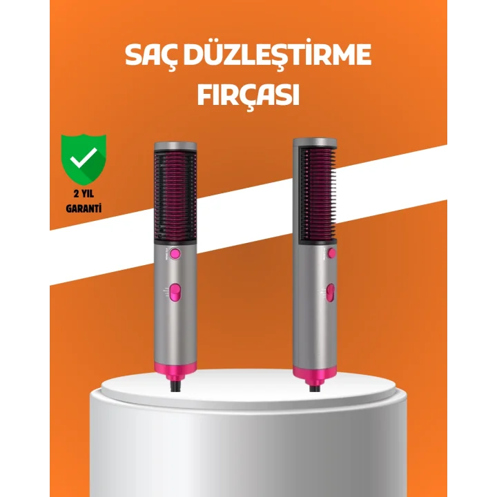 Mey İthalat® Saç Düzleştirme ve Hacimlendirme Fonksiyonlu Fırça