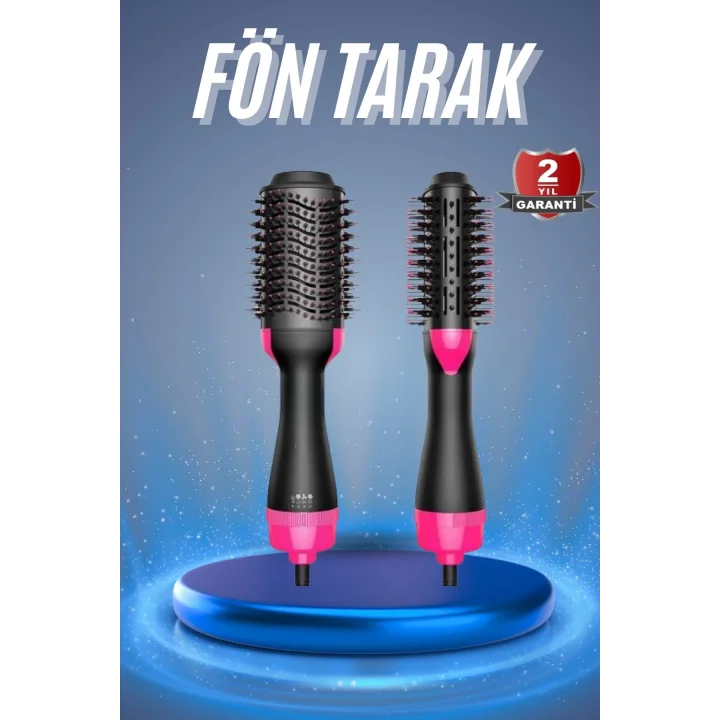 Mey İthalat® Saç Kurutma Makinesi Saç Düzleştirici Fön Tarak Isı Ayarlı Sıkı Dişli