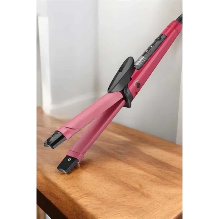 Mey İthalat® Saç Şekillendirici Düzleştirici Ve Maşa Isı Ayarlı