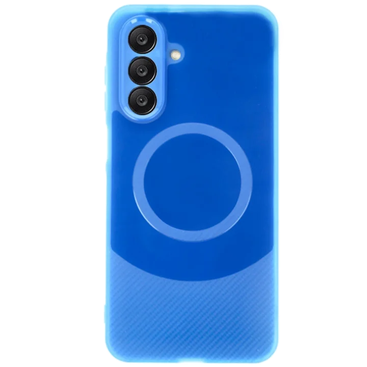 Mey İthalat®  Samsung A16 5G Kılıf Maya Karbon Kapak - Lacivert