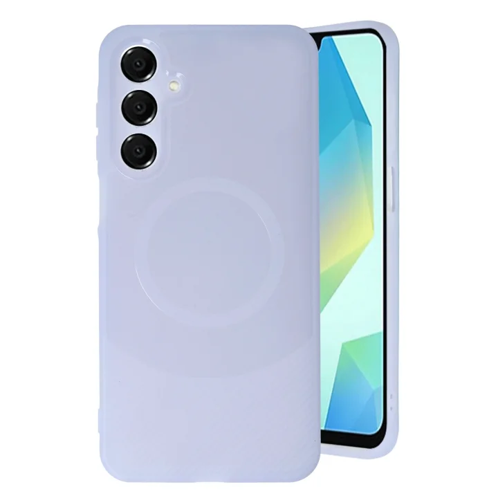 Mey İthalat®  Samsung A16 5G Kılıf Maya Karbon Kapak - Lila