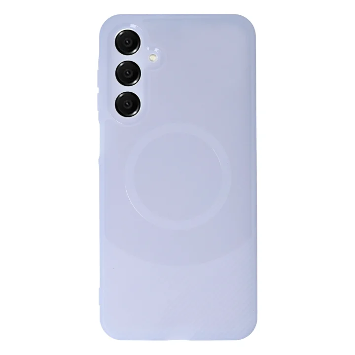 Mey İthalat®  Samsung A16 5G Kılıf Maya Karbon Kapak - Lila