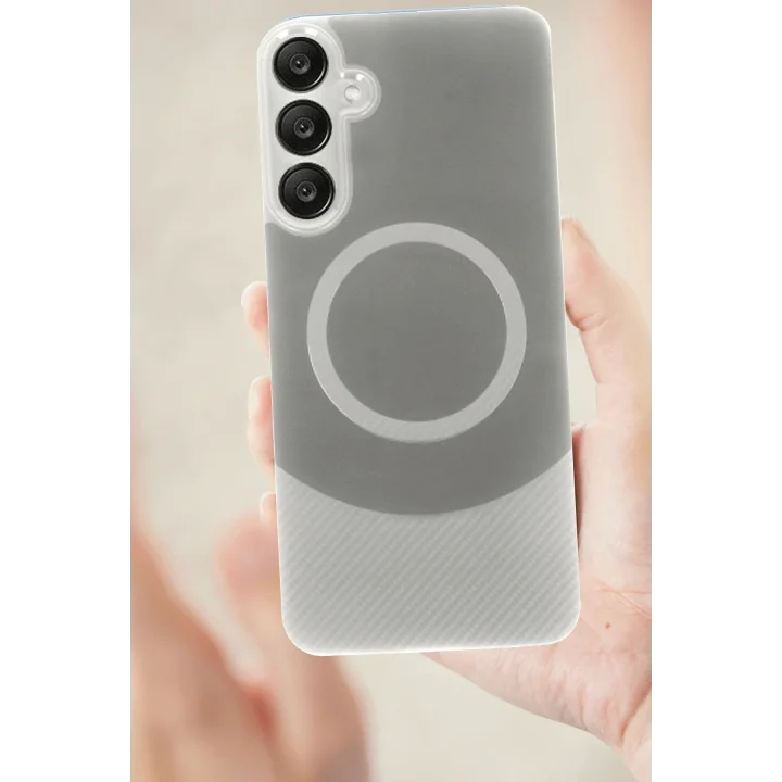 Mey İthalat®  Samsung A36 Kılıf Maya Karbon Kapak - Kırmızı