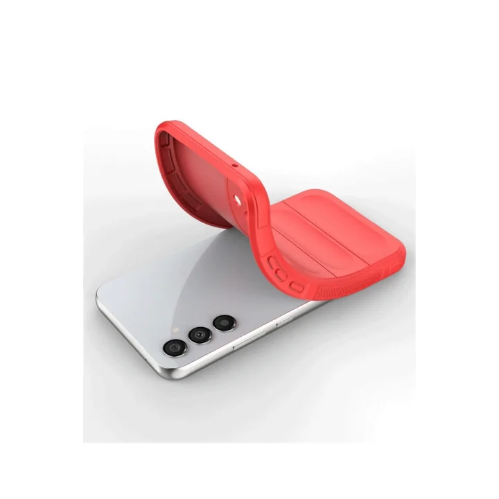 Mey İthalat®  Samsung A36 Kılıf Optimum Silikon - Kırmızı