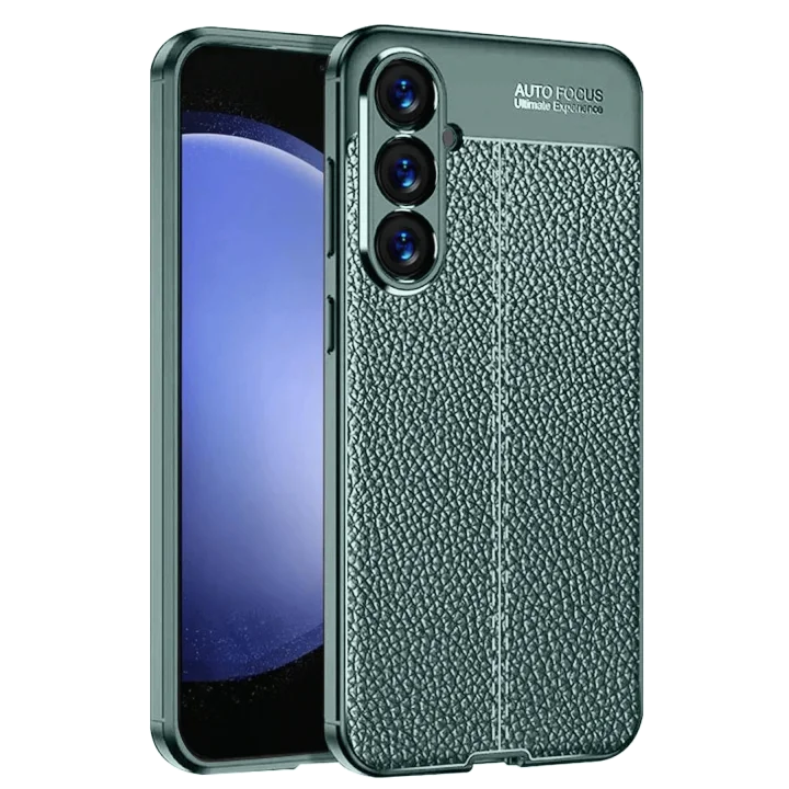 Mey İthalat®  Samsung A56 Kılıf Auto Focus Kapak - Koyu Yeşil