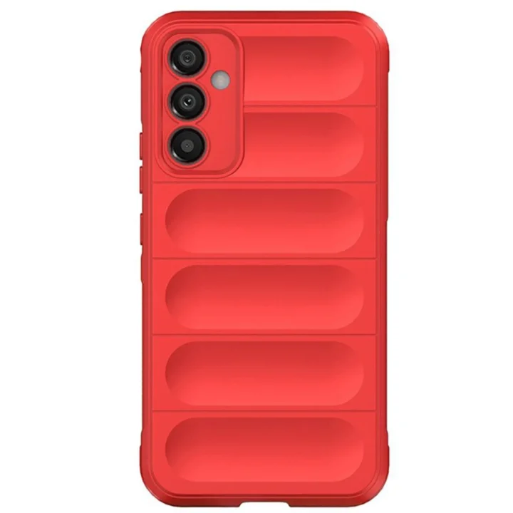 Mey İthalat®  Samsung A56 Kılıf Optimum Silikon - Kırmızı