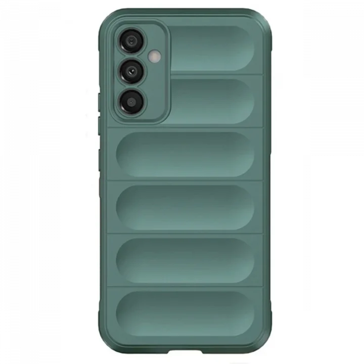 Mey İthalat®  Samsung A56 Kılıf Optimum Silikon - Koyu Yeşil