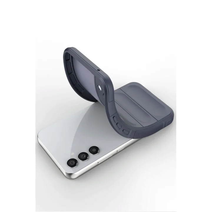 Mey İthalat®  Samsung A56 Kılıf Optimum Silikon - Lacivert