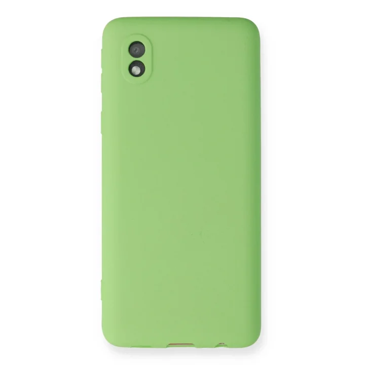 Mey İthalat®  Samsung Galaxy A01 Core Kılıf First Silikon - Yeşil