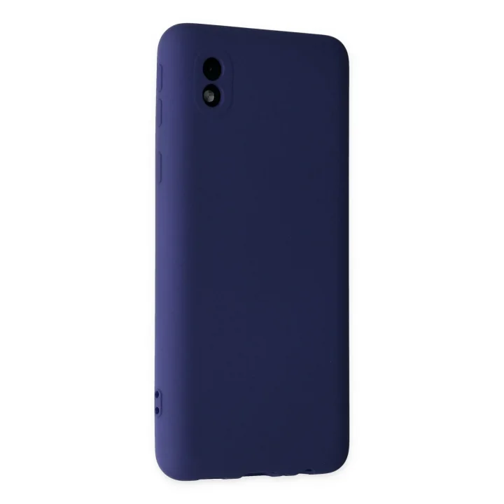 Mey İthalat®  Samsung Galaxy A01 Core Kılıf Nano içi Kadife Silikon - Lacivert
