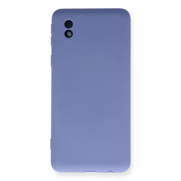 Mey İthalat®  Samsung Galaxy A01 Core Kılıf Nano içi Kadife Silikon - Lila