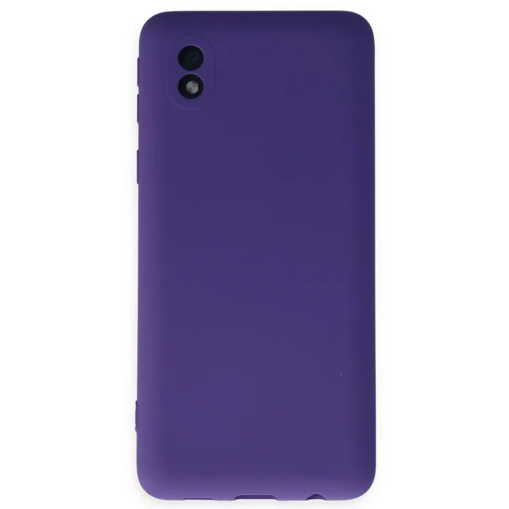 Mey İthalat®  Samsung Galaxy A01 Core Kılıf Nano içi Kadife Silikon - Mor