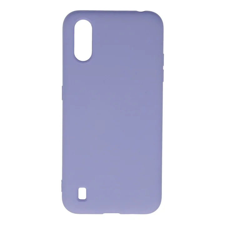 Mey İthalat®  Samsung Galaxy A01 Kılıf Nano içi Kadife Silikon - Lila
