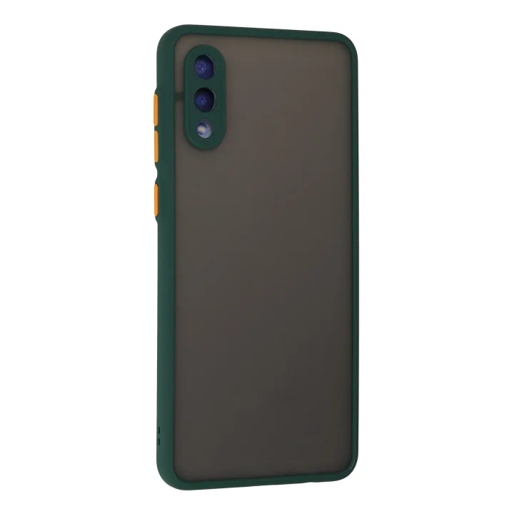 Mey İthalat®  Samsung Galaxy A02 Kılıf Montreal Silikon Kapak - Yeşil