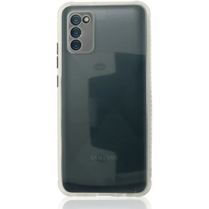 Mey İthalat®  Samsung Galaxy A02S Kılıf Miami Şeffaf Silikon - Şeffaf