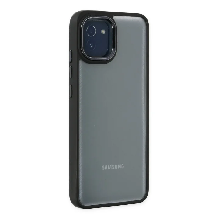 Mey İthalat®  Samsung Galaxy A03 Kılıf Dora Kapak - Siyah