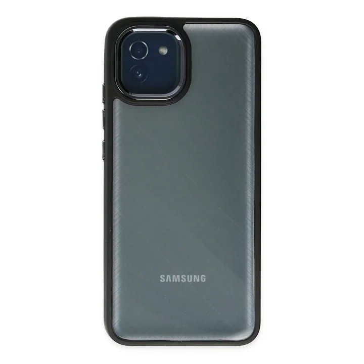 Mey İthalat®  Samsung Galaxy A03 Kılıf Dora Kapak - Siyah