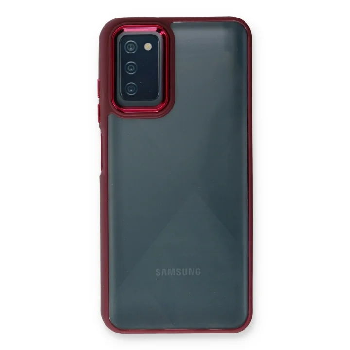 Mey İthalat®  Samsung Galaxy A03S Kılıf Dora Kapak - Kırmızı