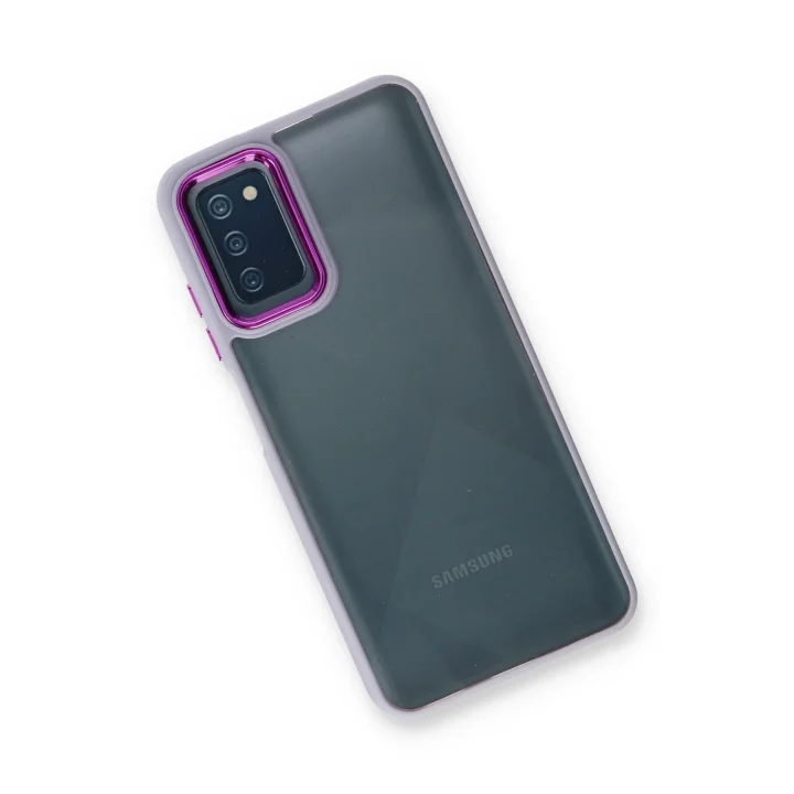 Mey İthalat®  Samsung Galaxy A03S Kılıf Dora Kapak - Lila