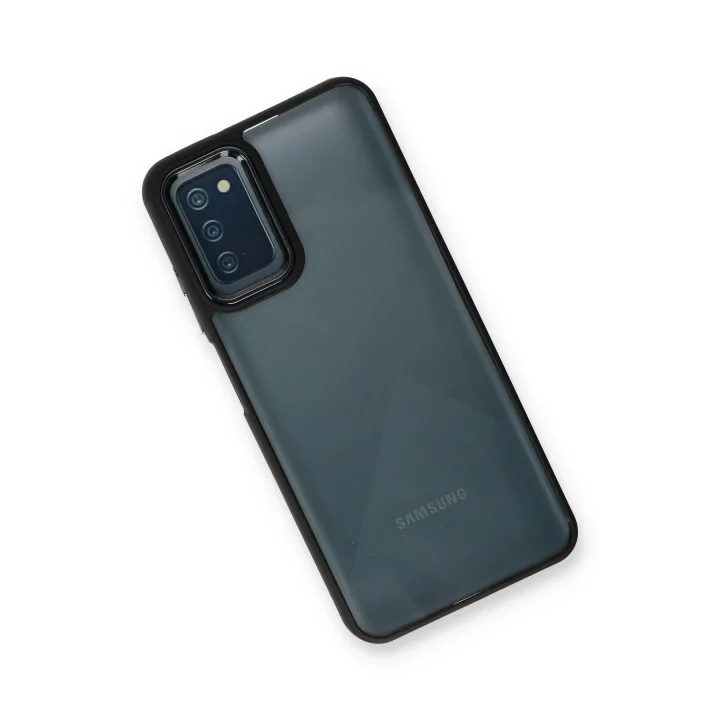 Mey İthalat®  Samsung Galaxy A03S Kılıf Dora Kapak - Siyah