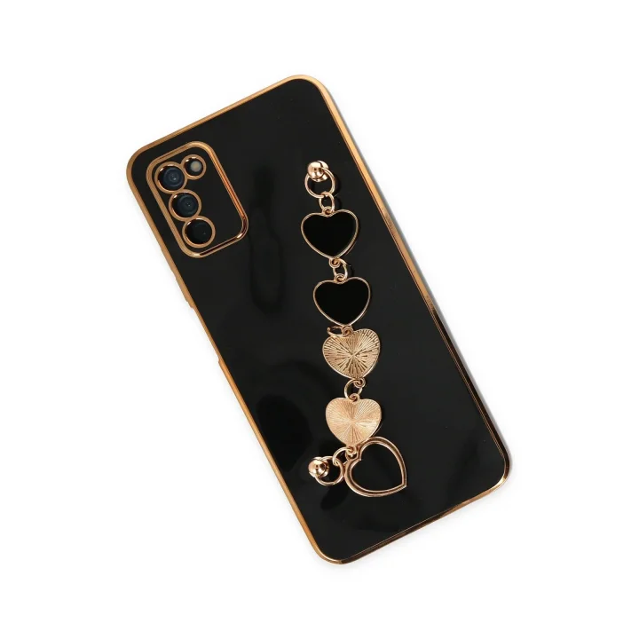 Mey İthalat®  Samsung Galaxy A03S Kılıf Esila Silikon - Siyah