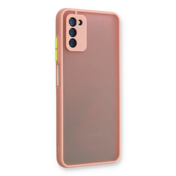 Mey İthalat®  Samsung Galaxy A03S Kılıf Montreal Silikon Kapak - Pembe