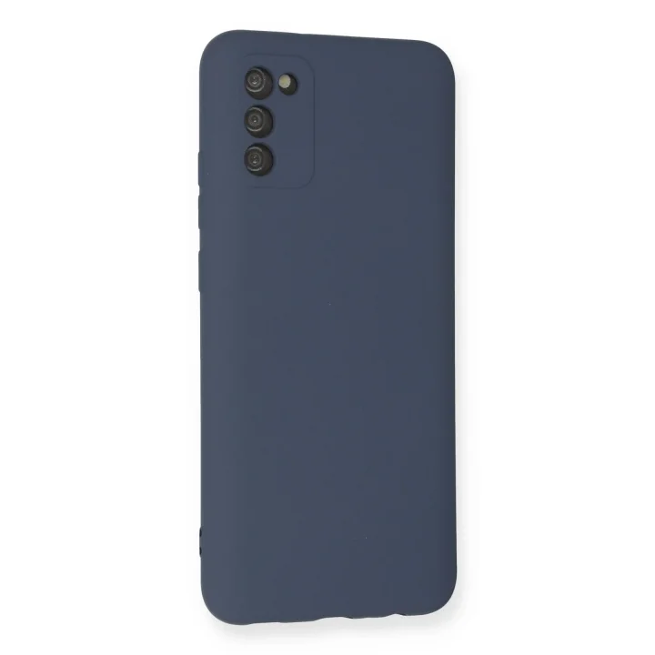 Mey İthalat®  Samsung Galaxy A03S Kılıf Nano içi Kadife Silikon - Gri