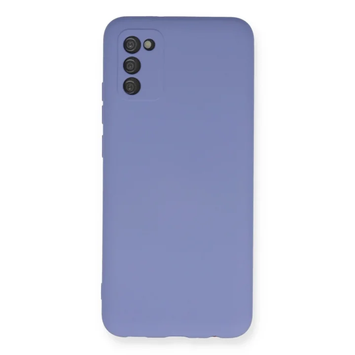 Mey İthalat®  Samsung Galaxy A03S Kılıf Nano içi Kadife Silikon - Lila