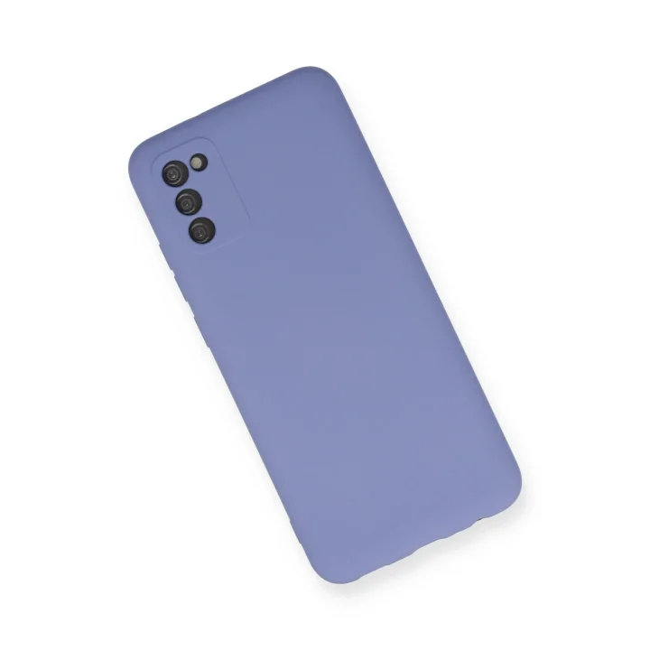 Mey İthalat®  Samsung Galaxy A03S Kılıf Nano içi Kadife Silikon - Lila