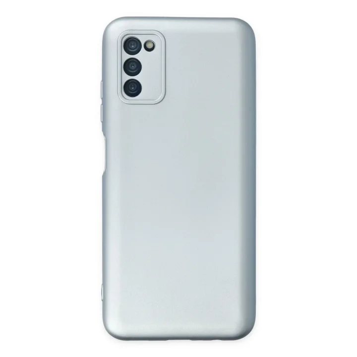 Mey İthalat®  Samsung Galaxy A03S Kılıf Nano içi Kadife Silikon - Sky Blue