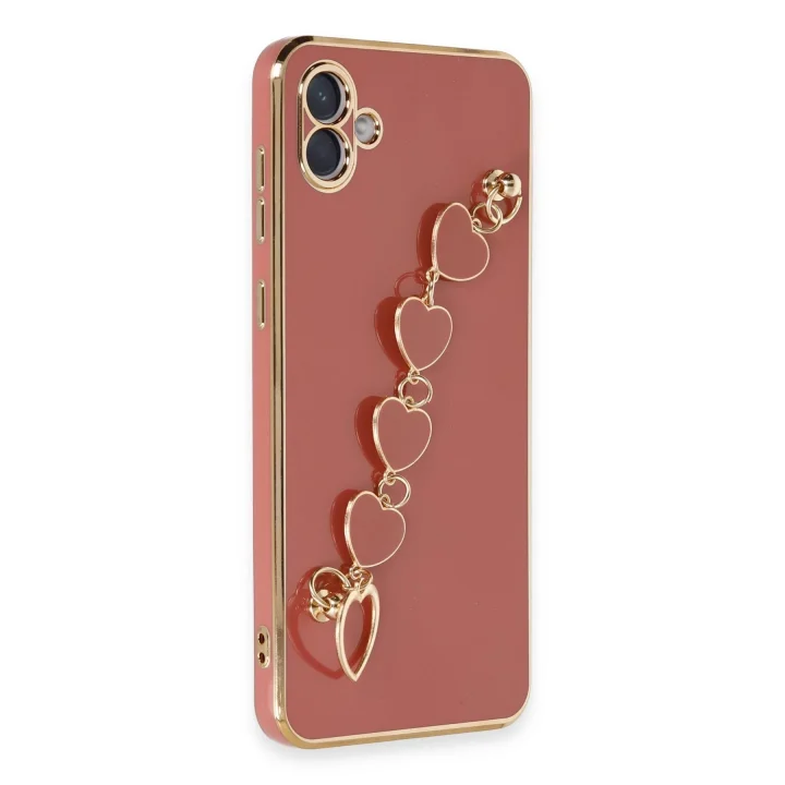 Mey İthalat®  Samsung Galaxy A04 Kılıf Esila Silikon - Kırmızı