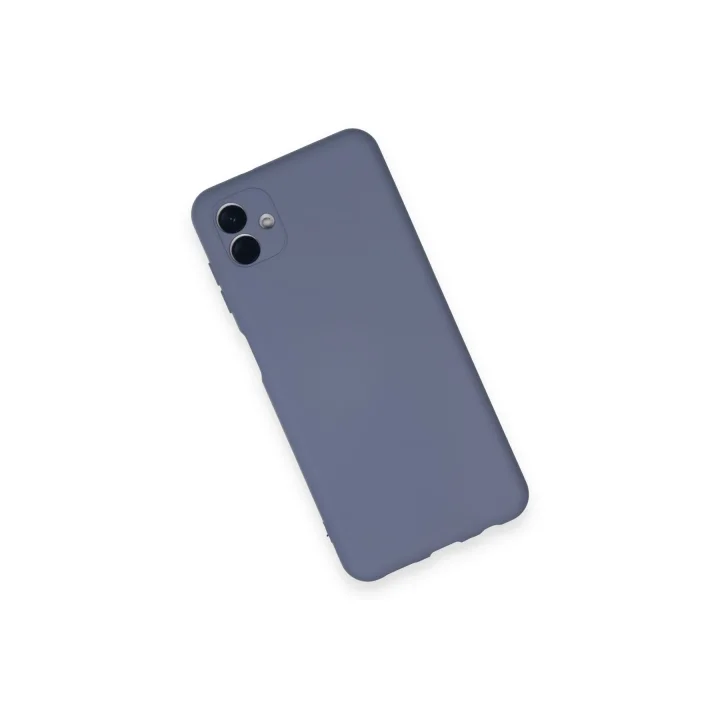 Mey İthalat®  Samsung Galaxy A04 Kılıf Nano içi Kadife Silikon - Gri