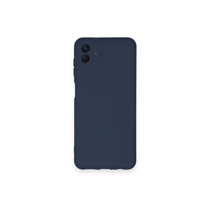 Mey İthalat®  Samsung Galaxy A04 Kılıf Nano içi Kadife Silikon - Lacivert