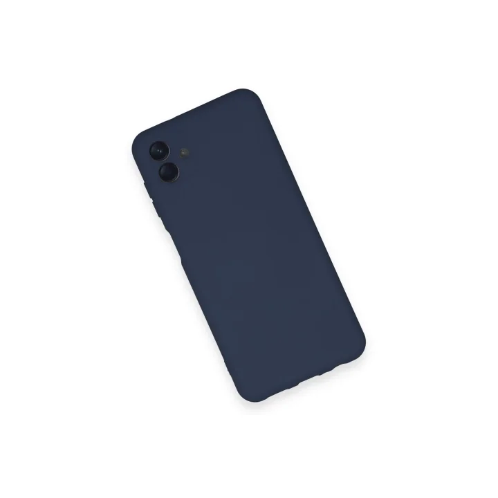 Mey İthalat®  Samsung Galaxy A04 Kılıf Nano içi Kadife Silikon - Lacivert