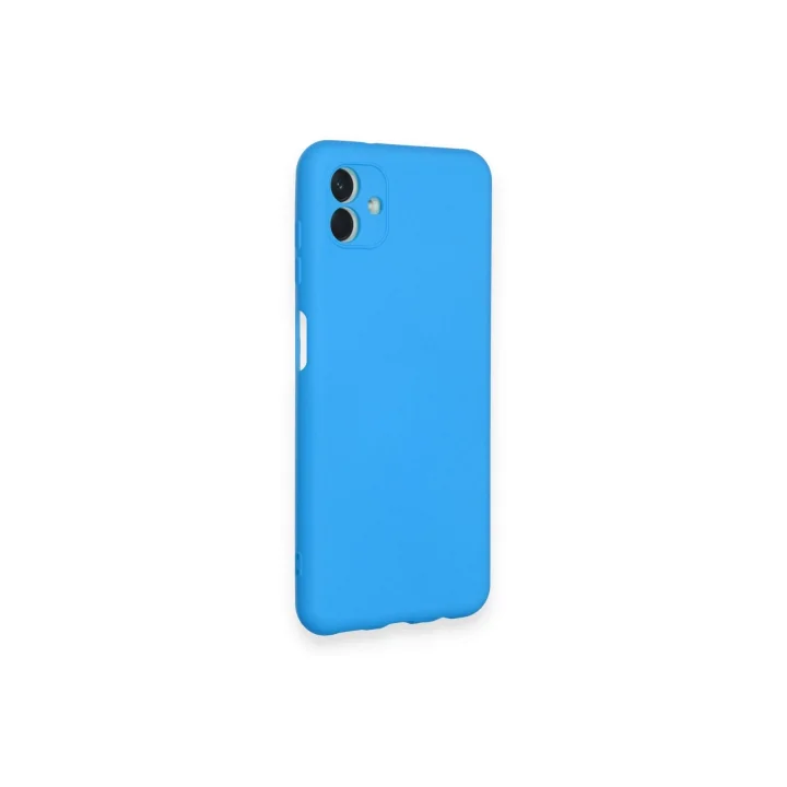 Mey İthalat®  Samsung Galaxy A04 Kılıf Nano içi Kadife Silikon - Mavi