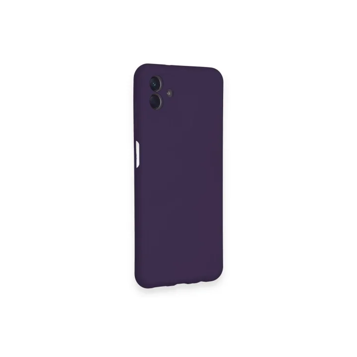 Mey İthalat®  Samsung Galaxy A04 Kılıf Nano içi Kadife Silikon - Mor