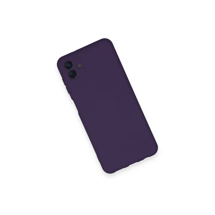 Mey İthalat®  Samsung Galaxy A04 Kılıf Nano içi Kadife Silikon - Mor