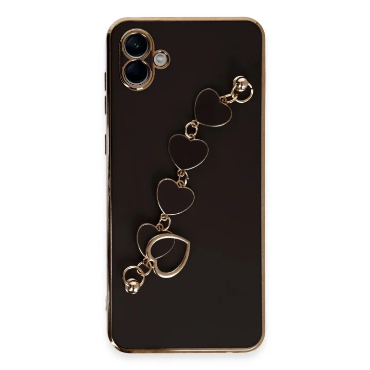 Mey İthalat®  Samsung Galaxy A04E Kılıf Esila Silikon - Siyah