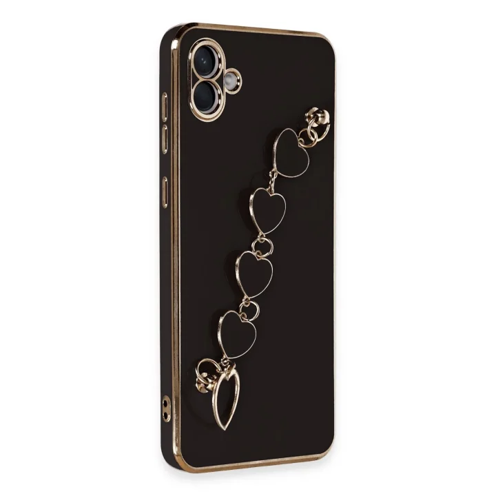 Mey İthalat®  Samsung Galaxy A04E Kılıf Esila Silikon - Siyah