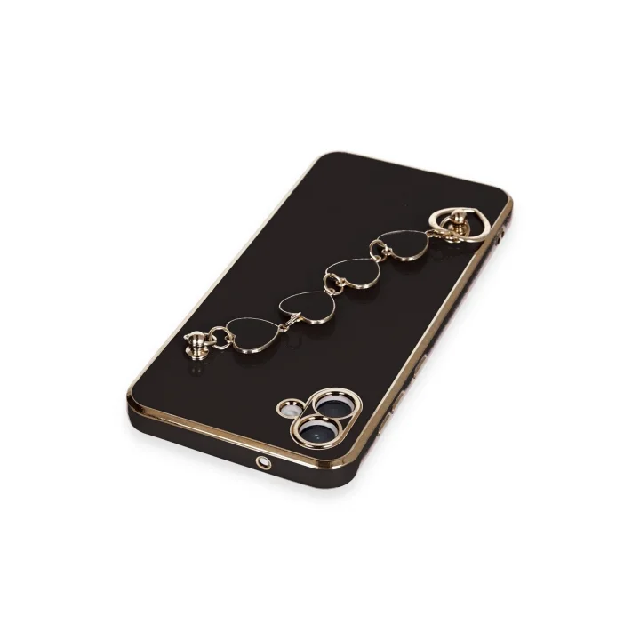 Mey İthalat®  Samsung Galaxy A04E Kılıf Esila Silikon - Siyah