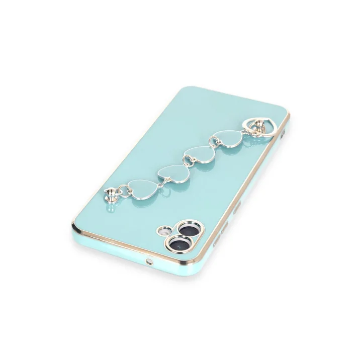 Mey İthalat®  Samsung Galaxy A04E Kılıf Esila Silikon - Su Yeşili