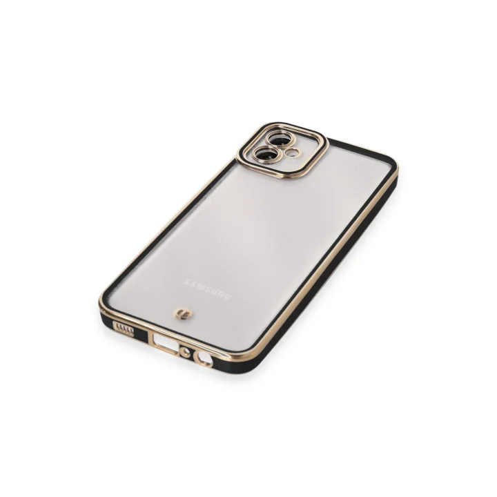 Mey İthalat®  Samsung Galaxy A04E Kılıf Liva Lens Silikon - Siyah