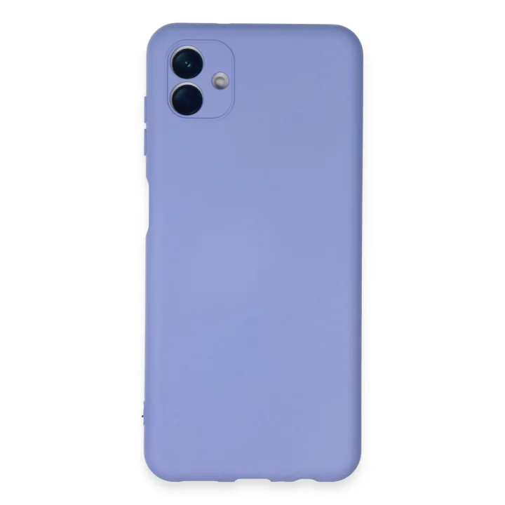 Mey İthalat®  Samsung Galaxy A04E Kılıf Nano içi Kadife Silikon - Lila