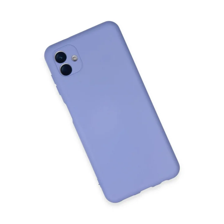 Mey İthalat®  Samsung Galaxy A04E Kılıf Nano içi Kadife Silikon - Lila