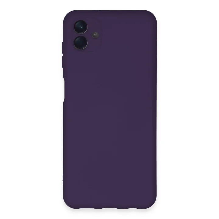 Mey İthalat®  Samsung Galaxy A04E Kılıf Nano içi Kadife Silikon - Mor