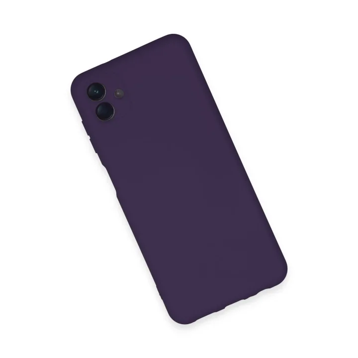 Mey İthalat®  Samsung Galaxy A04E Kılıf Nano içi Kadife Silikon - Mor
