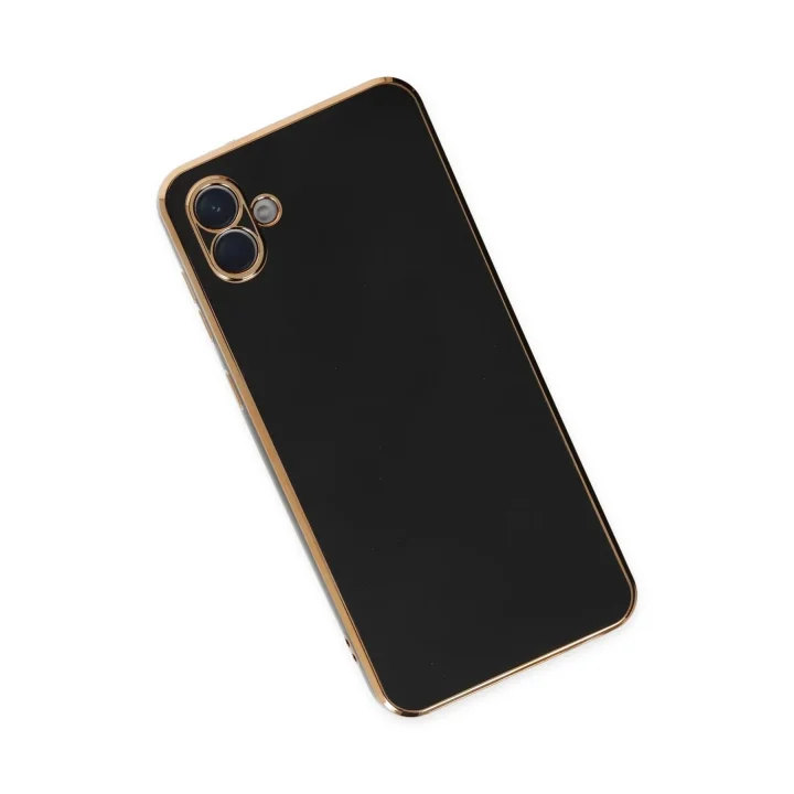 Mey İthalat®  Samsung Galaxy A04E Kılıf Volet Silikon - Siyah