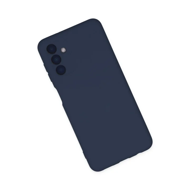 Mey İthalat®  Samsung Galaxy A04S Kılıf Nano içi Kadife Silikon - Lacivert